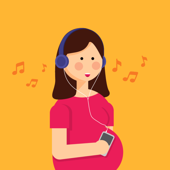 Vorteile des Musikhörens für schwangere Frauen